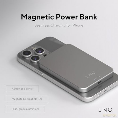 LINQ - Magnetic Wireless Powerbank 5.000