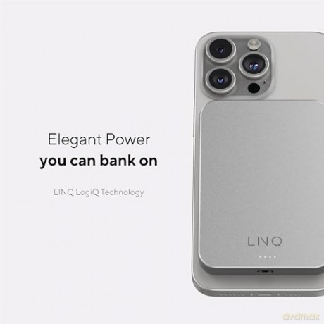 LINQ - Magnetic Wireless Powerbank 5.000