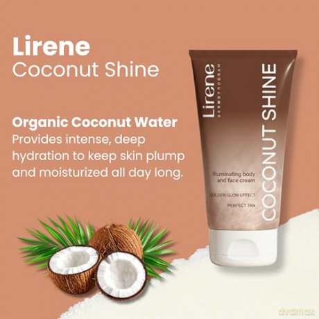 Lirene - Self Tanning Illuminating Body Cream Soconut Shine 150 ml