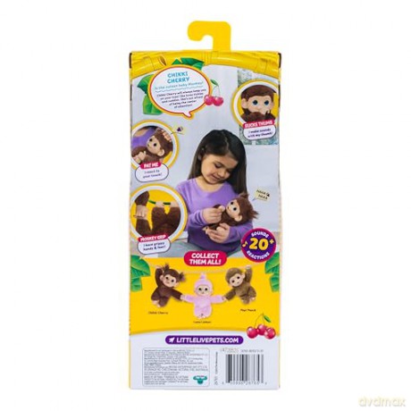 Little Live Pets - My Baby Mini Monkey Brown Cherri (26765)