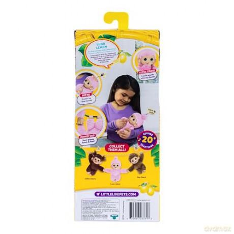 Little Live Pets - My Baby Mini Monkey Pink Lemonz (26764)