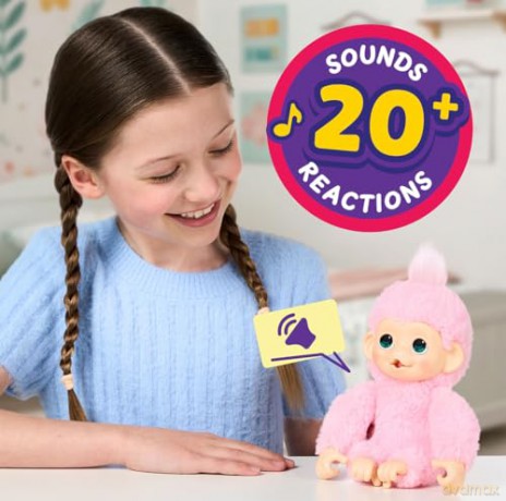 Little Live Pets - My Baby Mini Monkey Pink Lemonz (26764)