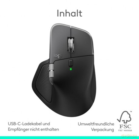 Logitech - MX Master 4 for MAC - Space Black