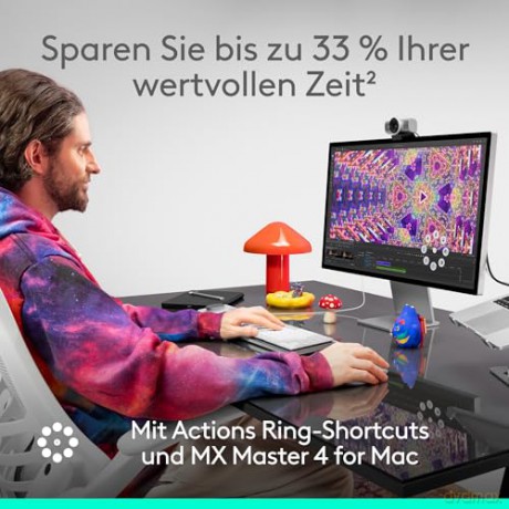 Logitech - MX Master 4 for MAC - Space Black