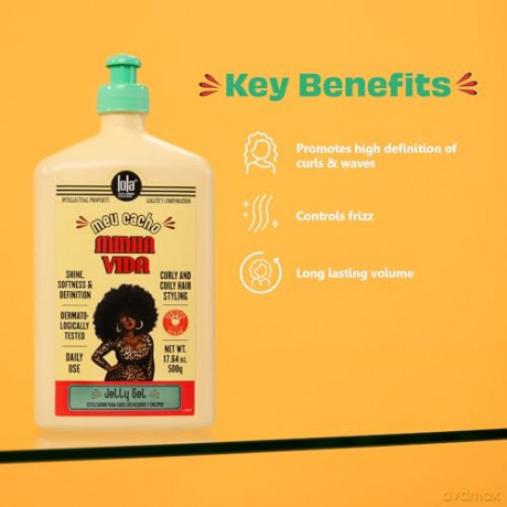 LOLA from RIO - MEU CACHO MINHA VIDA Jelly Curl Gel 500g