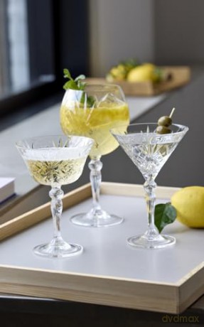 Kieliszki Lyngby Glas - Crystal Melodia Cocktail Glass - 21 cl - 4 Pieces