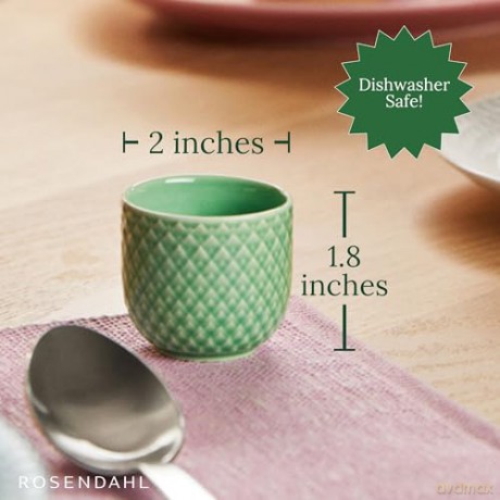 Lyngby Porceln - Rhombe Color Egg cup 5 cm - Green