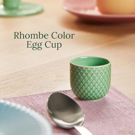 Lyngby Porceln - Rhombe Color Egg cup 5 cm - Green
