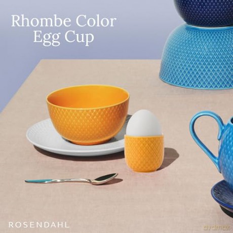Lyngby Porceln - Rhombe Color Egg cup 5 cm - Yellow