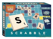 Mattel Games - Scrabble Wood Edition (DK) - 967-2606 [GRA]