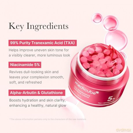 Medicube - TXA Niacinamide Capsule Cream - Red - 55g