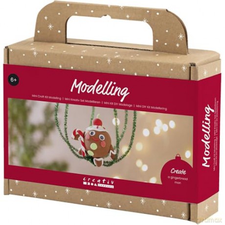 Mini DIY Decoration - Christmas Card w. Snowmen (977746)