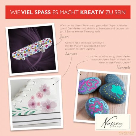 Nassau - Acrylic markerset, 20 pcs (AR0144/GE)