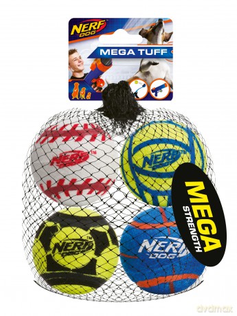NERF - Dog Tough Sports Balls - Medium