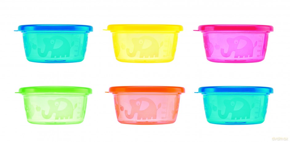Nuby - Snack Bowl Set - 6p - 300 ml