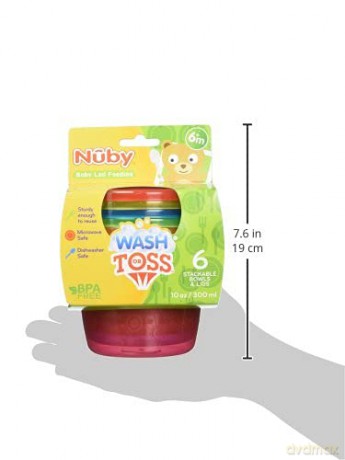 Nuby - Snack Bowl Set - 6p - 300 ml
