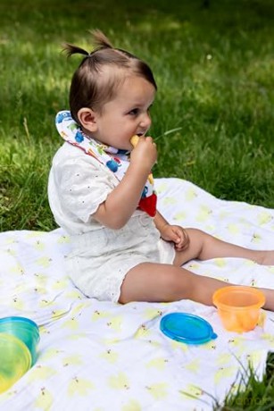 Nuby - Snack Bowl Set - Colorful - 120 ml - 6p