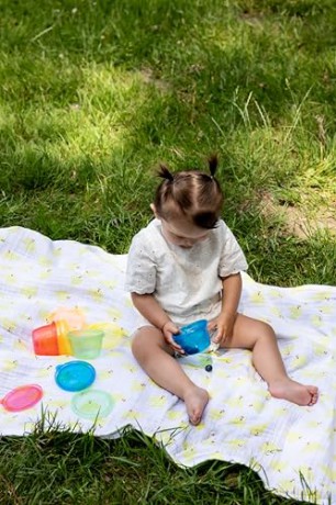 Nuby - Snack Bowl Set - Colorful - 120 ml - 6p
