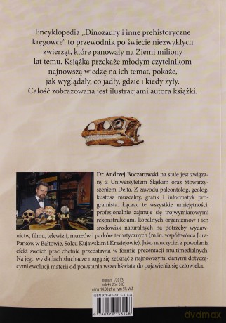 Encyklopedia Dinozaury i inne prehistoryczne kręgowce. Książka + figurka - Andrzej Boczarowski [KSIĄŻKA]