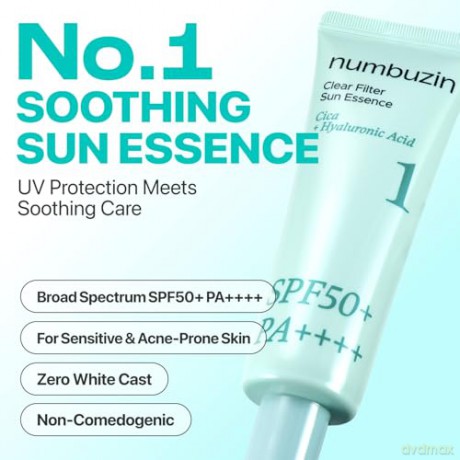 Numbuzin - No.1 Clear Filter Sun Essence SPF50+ PA++++