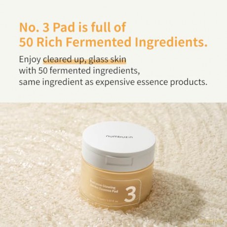 Numbuzin - No.3 Radiance Glowing Essence Pad - Jumbo
