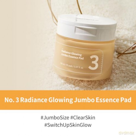 Numbuzin - No.3 Radiance Glowing Essence Pad - Jumbo