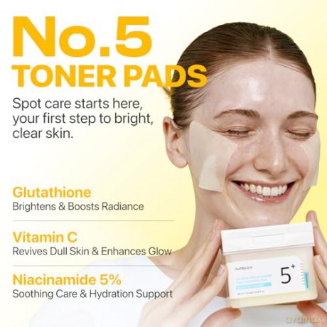 Numbuzin - No.5+ Vitamin-Niacinamide Concentrated Pad