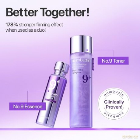 Tonik Numbuzin - No.9+ NAD+ PDRN Glow Boosting Toner - 150 ml