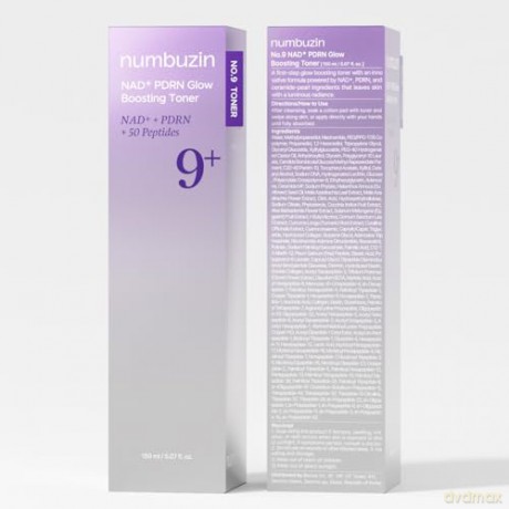 Tonik Numbuzin - No.9+ NAD+ PDRN Glow Boosting Toner - 150 ml