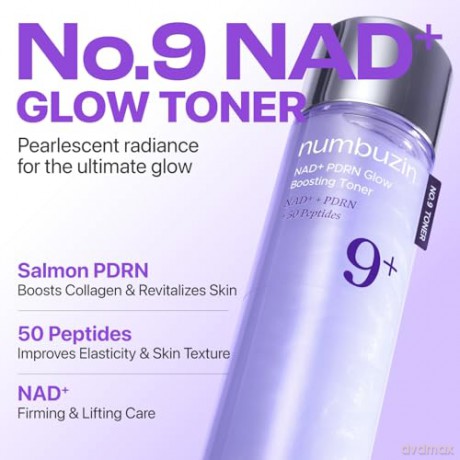 Tonik Numbuzin - No.9+ NAD+ PDRN Glow Boosting Toner - 150 ml
