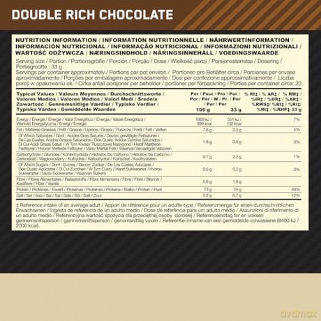 Optimum Nutrition - Gold Standard 100% Plant - Double Rich Chocolate