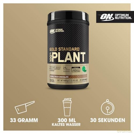 Optimum Nutrition - Gold Standard 100% Plant - Double Rich Chocolate
