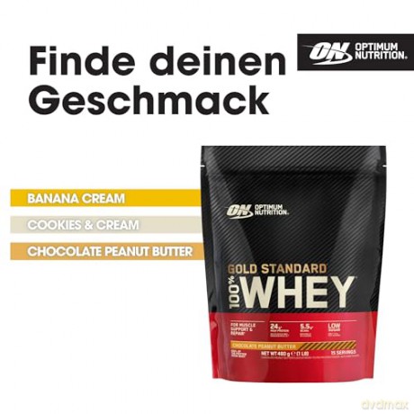 Optimum Nutrition - Gold Standard 100% Whey - Chocolate Peanut Butter - 480 g