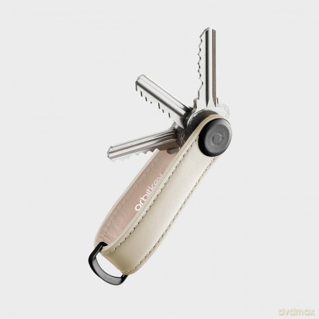 Orbitkey - Leather Key Organiser - Sand