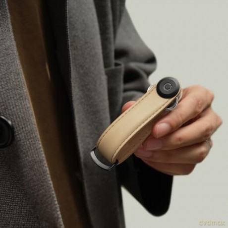 Orbitkey - Leather Key Organiser - Sand