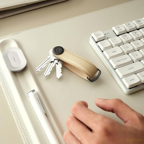 Orbitkey - Leather Key Organiser - Sand