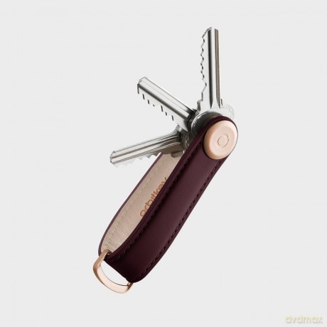 Orbitkey - Leather Key Organiser - Wine