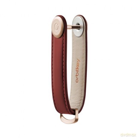 Orbitkey - Leather Key Organiser - Wine