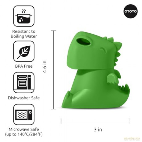 Ototo - Dracowave Microwave Cleaner - Grn - Compact size to fit most standard microwaves