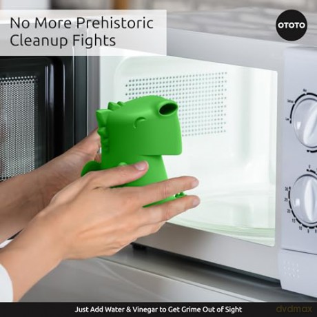 Ototo - Dracowave Microwave Cleaner - Grn - Compact size to fit most standard microwaves