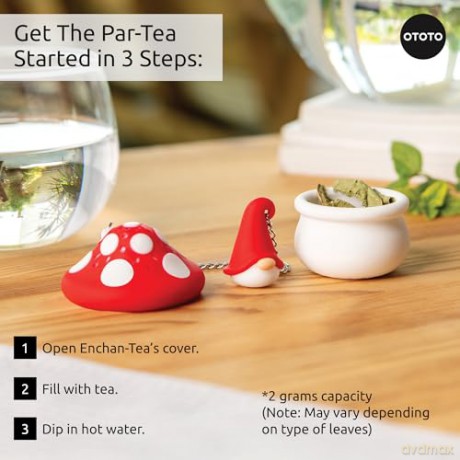 Ototo - Enchan-Tea Tea Filter - Red