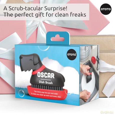 Ototo - Oscar Dish Brush - Black