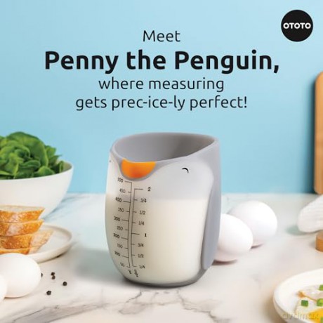 Ototo - Penny Silicone Measuring Cup - Orange