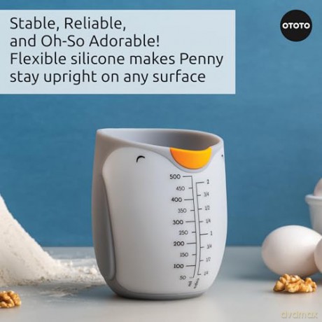 Ototo - Penny Silicone Measuring Cup - Orange