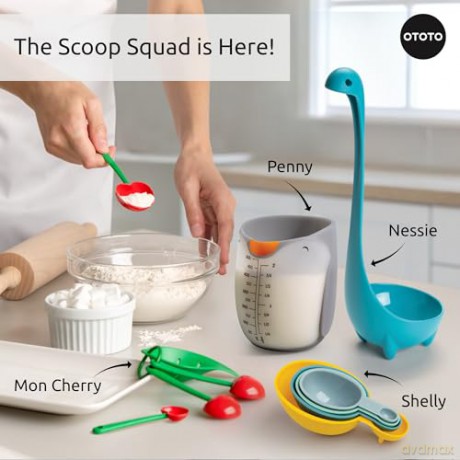 Ototo - Penny Silicone Measuring Cup - Orange