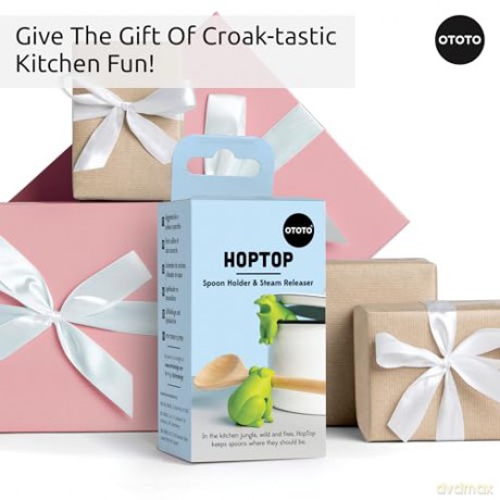 Ototo - Spoon and Pot Lid Holder - Green - HopTop compact