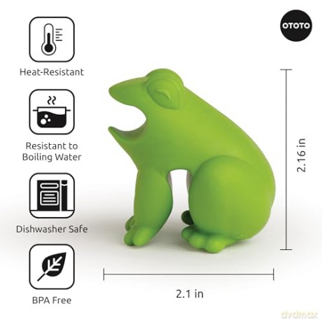 Ototo - Spoon and Pot Lid Holder - Green - HopTop compact