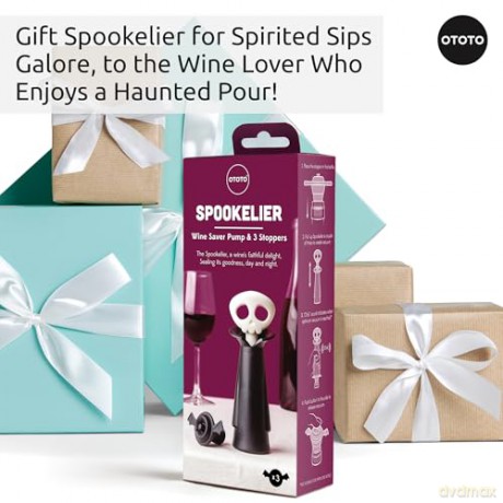 Ototo - Wine Pump Spookelier - Sort - Compact