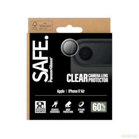 PanzerGlass - SAFE. Camera Lens Protector Transparent - iPhone Air