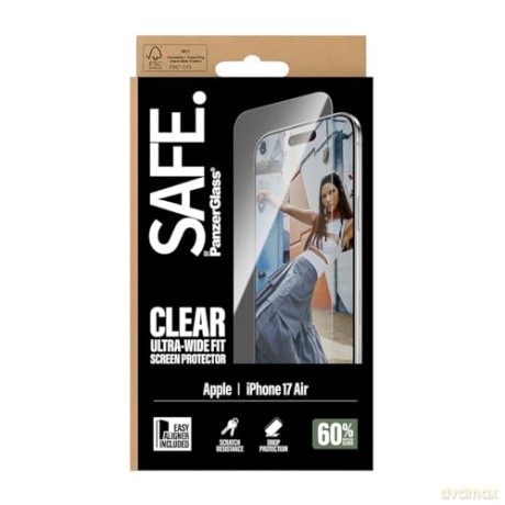 PanzerGlass - SAFE. Screen Protector - iPhone Air - UWF w. EasyAligner